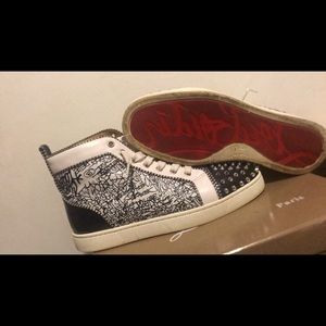 Christian louboutin red bottom sneakers